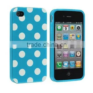 Hot Sale Premium Full Housing Case Cover With Polka Dots for IPhone5/5s/5c/6/plus thumbnail-1