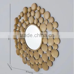 Hendicraft Metal Wall Mirrors Home Decor | Wall Mirrors Wholesale thumbnail-2