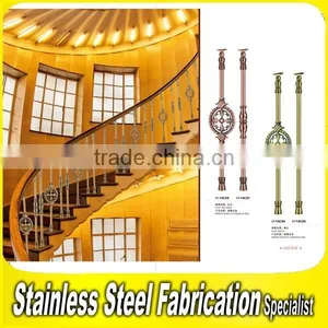 Modern Design Floor Mounted Stainless Steel Stair Aluminum Baluster thumbnail-6