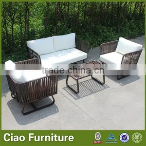 Modern Aluminium Frame Ribbon Modular Sofa Set thumbnail-1