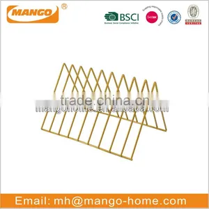 Gold Iron Office Table Letter Holder thumbnail-5