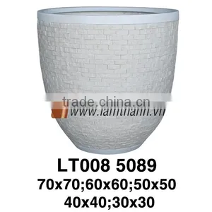 East Asia Producer Romance Decor Round Well Design Modern Planter thumbnail-1