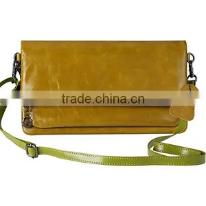 Womens Genuine Leather Clutch Handbags Purse With Strap Crossbody Messenger Bag for Women thumbnail-3