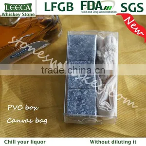 Whisky Wine Cooling Stone With PVC Box + Canvas Bag | Gift for Christmas thumbnail-1