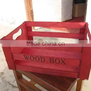Cheap Wooden Fruit Crates for Sale Wine Crates for Sale thumbnail-3