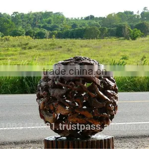 Driftwood Ball Lamp thumbnail-1