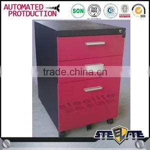 BL-05 Common Under Desks 3 Drawer Locking Mobile Storage Cabinet thumbnail-2