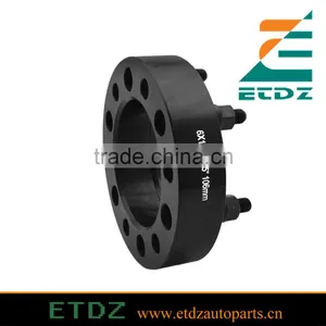 Black 1.25" Thick 6x139.7 Hub Centric Wheel Spacers for Toyota Tacoma Tundra 4 Runner thumbnail-2