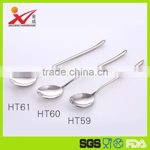 HT 59 Hot Sale Cheap Stainless Steel Soup Spoon thumbnail-1