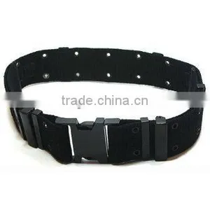 Black Nylon Web Firm Uniform Army Belt thumbnail-1