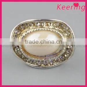 Vogue Hotsale Latest Design Acrylic Rhinestone Button Pins for Garments From Keering WBK-1459 thumbnail-1
