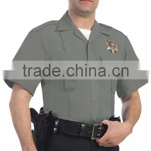 OEM Custom Logo Men's Security Guard Uniform Shirts thumbnail-3