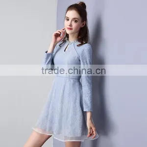 Long Sleeve Formal Clothing Women Wear Cotton Custom Winter Dresses for Women thumbnail-2