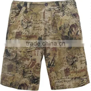 Men Outwear Casual Clothing Cargo Shorts With Belt thumbnail-1