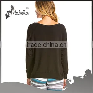 OEM Fitness Clothing Gym Shirt Women Dry Fit Shirt Jersey Long Sleeve Yoga Top thumbnail-2