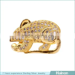 Mouse Shape Jewelry Accessory Factory Oem Sterling Silver Jewelry Beads thumbnail-1