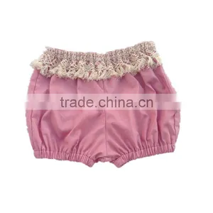 Striped Bloomer With Black Pom Poms for Infant Toddler Little Baby Underwear thumbnail-6