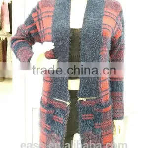 Classic Breathable 100% Merino Wool Ladies Knitted Cashmere Sweater thumbnail-1