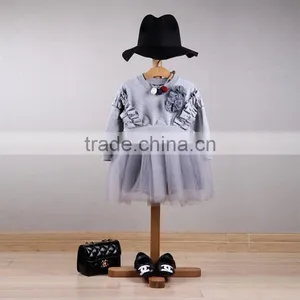 Childrens Boutique Clothing Winterfall 2016 Flower Girl Tutu Dress Baby Frock Design Pictures thumbnail-1