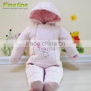 Cartoon Cotton Plain Cotton Baby Romper thumbnail-2