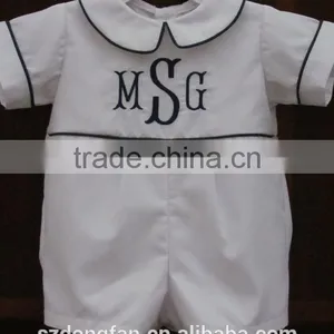 Baby Boy Baptism Rompers Toddlers Blessing Outfit Infant Boys Clothing thumbnail-1