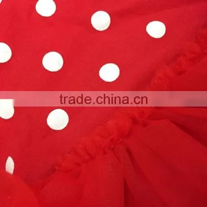 2015 New Red Dot Baby Romper Tutu Romper Dress With Matching Headband and Leg Warmer thumbnail-2
