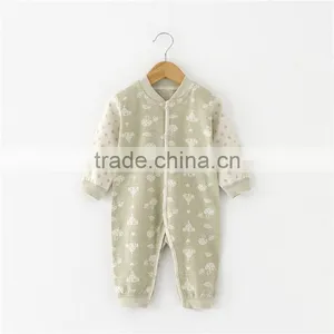 Wholesale Baby Organic Clothing Baby Bodysuit Organic Cotton Baby Romper Set thumbnail-1