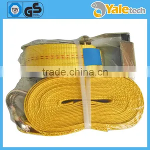 Polyester Cargo Tie Strap With Ratchet and Hooks thumbnail-1