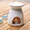 White Ceramic Aromatherapy Oil Burner, Essential Oil Warmer Room Fragrance Diffuser TS-CB002 thumbnail-1