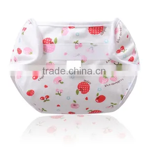 Factory Direct 100% Cotton Baby Cloth Diaper Printed Reusable Baby Diaper thumbnail-4