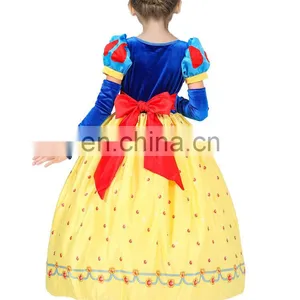 2016 Halloween,Frozen Elsa Girl Party Dress , The New Children Dress Roses Frozen Elsa ANNA Dress Snow White A2726 thumbnail-4