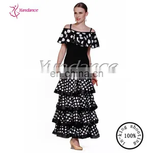 2016 White Free Shipping Dance Shoes Ballroom AB020 thumbnail-6