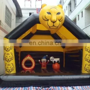 Hot Sale Inflatable Tiger Bouncers /inflatable Jumping Castle for Amusement thumbnail-1