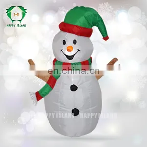 Best Sale Crazy Fun Christmas Inflatable Gift,inflatable Snowman,giant Inflatable Snowman thumbnail-5