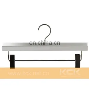 KCK 7601 Wooden Pants Hanger With Clips thumbnail-2