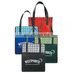 Laminated Non-Woven Big Grocery Tote Bag thumbnail-2