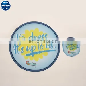 Promotional Custom Polyester/ Nylon Foldable Frisbee thumbnail-4