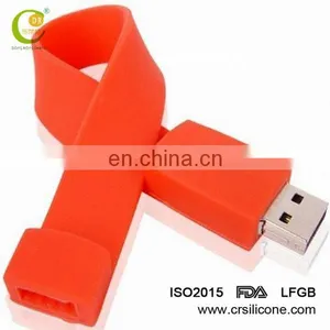 Silicon Wristband Usb Flash Drive,Emboss Logo Bracelet Usb Pendrive,Promotional Corporate Gift Bracelet Usb thumbnail-1