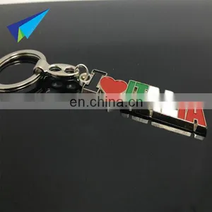 Popular Style Custom Logo Metal Keychain no Minimum Order thumbnail-1