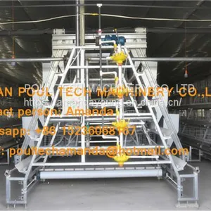 Cameroon Poultry Farm A Frame Automatic Small Chicken Cage & Pullet Coop With Nipple Drinker & Drop Cup in Chicken Shed thumbnail-4