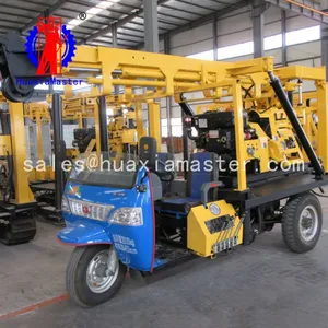 XYC-200A Tricycle-Mounted Hydraulic Rotary Drilling Rig Water Well Drilling Rig thumbnail-3