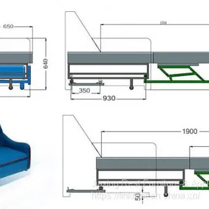 1.5-Stage Draw Out SofaBed Mechanism SEB00# thumbnail-4