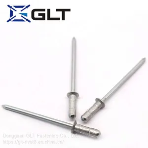Galvanized Steel Countersunk Head Aluminum Steel Single Head Rivets 6 mm thumbnail-1