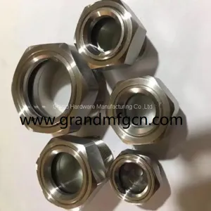 100 Bar Stainless Steel 304 Oil Levels Sight Glass MNPT Thread 1/4 1/2 3/8 Inch thumbnail-5