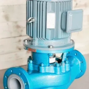 GDF Vertical Fluoropastic Liner Pipeline Centrifugal Chemical Transfer Pump thumbnail-1