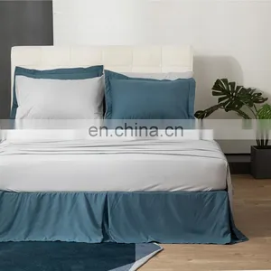 2020 China Soft 6PCS 8PCS Solid Microfiber King Bedding Comforter Set thumbnail-4