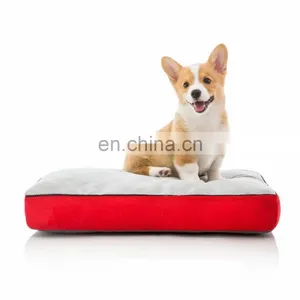 Memory Foam Dog Bed With Removable Washable Cover Soft Velvet Fabric Ped Bed Mattress thumbnail-5