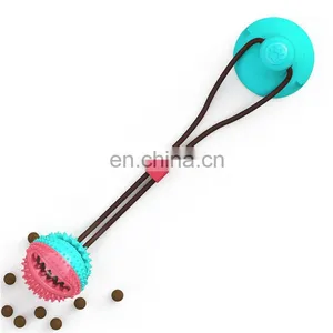 Multifunction Pet Molar Bite Toy Food Dispensing Suction Cup Dog Toy thumbnail-4
