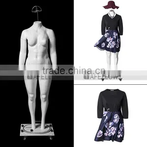 GH24 Female Fiberglass Mannequins Plus-size Women Ghost Mannequin Fat Model thumbnail-3