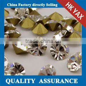 X0703 Pointback Rhinestone for Shoe Wedding, Point Back Rhinestone for Shoes,point Back Stone for Shoe thumbnail-1